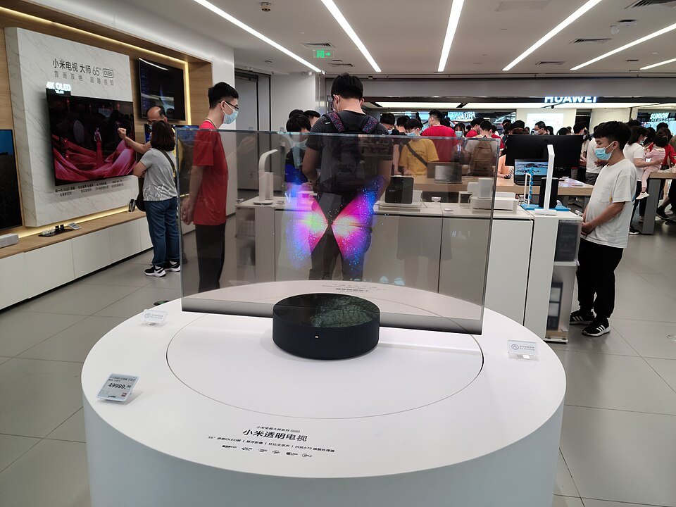 小米透明电视